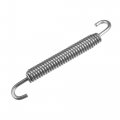 X Autohaux 4 Pcs Motorcycles Universal Exhaust Pipe Spring 80mm 3 15 Stainless Steel Hook Modified Accessory Silver Tone
