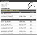 Center Fuel Tank Strap Set Of 2 Compatible With 1999-2007 Ford F-350 Super Duty