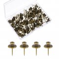 Hotop Double-headed Picture Hangers Nails Small Head Hanging Photo Hook Pins For Home Office Decorations Bronze 50 Pieces 