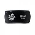 Ch4x4 Rocker Switch Zombie Tools Symbol 5 Horizontal Red Led