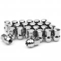 Motorbymotor M14x1 5 Lug Nuts Polished Stainless Acorn Fits For 20-2020 Ford F-150 Expedition 14mmx1 5 Wheel Chrome -24pcs 