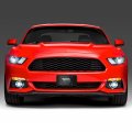 Ipick Image Compatible With Ford Boss 302 3d Logo On Black Carbon Fiber Patten Stainless Steel License Plate