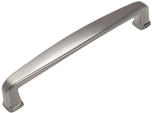 Cosmas 25 Pack 4392-128sn Satin Nickel Modern Cabinet Hardware Handle Pull 5 Inch 128mm Hole Centers