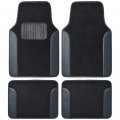Bdk Gray Heavy Duty Front Rear Carpet Floor Mats Universal Liners For Car Suv Van Truck All Weather Protection With Anti-slip 