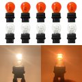 Usonline911 10 Pack Clear Amber Car Tail Signal Brake Light Bulbs 3057 3155 3357 3547 4157 3156 3157ll 4157ll 3057ll 3757