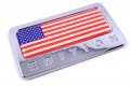 Usa Edition With American Flag Chrome Emblem 3d Decal Car Bike Badge