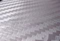 Silver 3d Carbon Fiber Film Twill Weave Vinyl Sheet Roll Wrap 36 X 60 