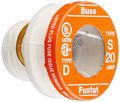 Bussmann Bp S-20 20 Amp Type S Time-delay Dual-element Plug Fuse Rejection Base 125v Ul Listed Carded 2-pack 
