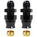 Xspeedonline 2pcs 6an Compression Fitting For 3 8 Hardline Aluminum Brass Ferrule 37a Seal Fuel Line Adapter 