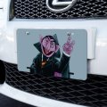 Sesame Street Vintage Count Von Novelty Metal Vanity License Plate Uv And Water Resistant Aluminum 6 In X 12 Standard Fit 