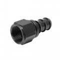 X Autohaux 2pcs 6061 Aluminum An12 Straight Push Lock Hose Fitting End For Car Fuel Line