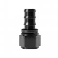 X Autohaux 2pcs 6061 Aluminum An12 Straight Push Lock Hose Fitting End For Car Fuel Line