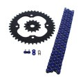 2009-2014 Fits Suzuki Ltz400 Z400 Blue Non O Ring Chain Sprocket Blk 14 40 96l 