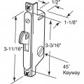 Prime-line E 2148 Mortise Lock Metallic