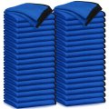 Tallew 50 Pcs Microfiber Towels 16 X16 Drying Bulk Micro Fiber Car Cleaning Cloth For Cars Washing Polishing Office Windows 