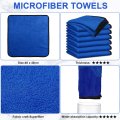 Tallew 50 Pcs Microfiber Towels 16 X16 Drying Bulk Micro Fiber Car Cleaning Cloth For Cars Washing Polishing Office Windows