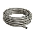 Auto Dynasty An-8 5 8 Stainless Steel Braided 10ft Oil Water Coolant Fuel Gas Air Hose Natural Metallic 