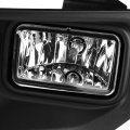 Auto Dynasty Fog Lights For 2015-2017 Ford F-150 Pair Of Bumper Driving With Switch Chrome Housing Clear Lens 