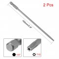 Uxcell 2 Pcs T15 Magnetic Torx Screwdriver Bits 1 4 Inch Hex Shank 5 9-inch Length S2 Security Tamper Proof Screw Driver Kit