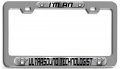 Ultrasound Technologist 3d Metal License Plate Frame Universal Fit For Auto Suv And Truck Tag Holder 12 In X 6 Heavy Duty Steel 