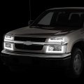 Dual Led Drl Chrome Housing Clear Corner Headlight Lamps Tool Kit Compatible With Chevy Colorado Gmc Canyon 04-12