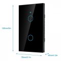 Smart Switch Wifi Touch Screen Wireless Remote Control System For Alexa Google Easy Installation Timing Function App Voice