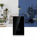 Smart Switch Wifi Touch Screen Wireless Remote Control System For Alexa Google Easy Installation Timing Function App Voice