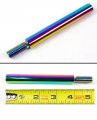 M10 X 1 5 Neo Chrome Billet Aluminum Jdm 1mm 4 5 Inch Long Shifter Extender Extension Rod