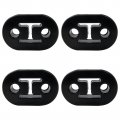 4x Black Rubber Exhaust Tail Pipe Mount Holder Bracket Hanger Insulator For 2017 Hyundai Sonata Gl Sedan 4-door