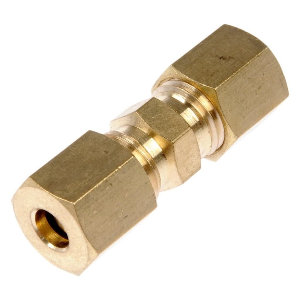 Compression Fitting Brass Finish 0 2 In Sleeve Inside Diameter Threaded End Straight Alx-pau-rb-785-302-cl360a50