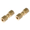 Compression Fitting Brass Finish 0 2 In Sleeve Inside Diameter Threaded End Straight Alx-pau-rb-785-302-cl360a50 