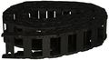 18 X 37mm Plastic Cable Drag Chain Wire Carrier Black 42 1 2 