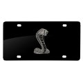 Ford Cobra Matt-look Laser Mark Black Acrylic License Plate Official Licensed 