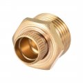 Uxcell 3 8pt Male Thread Dia Air Compressor Part Brass Tone Security Water Drain Valve Pcs