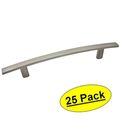 Cosmas 2363-128sn Satin Nickel Subtle Arch Cabinet Hardware Handle Pull 5 128mm Hole Centers 25 Pack 