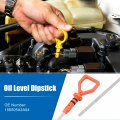 X Autohaux Engine Oil Level Indicator Dipstick For Honda Accord 2013-2017 Cr-v 2015-2019 No 156505a2a04 Orange