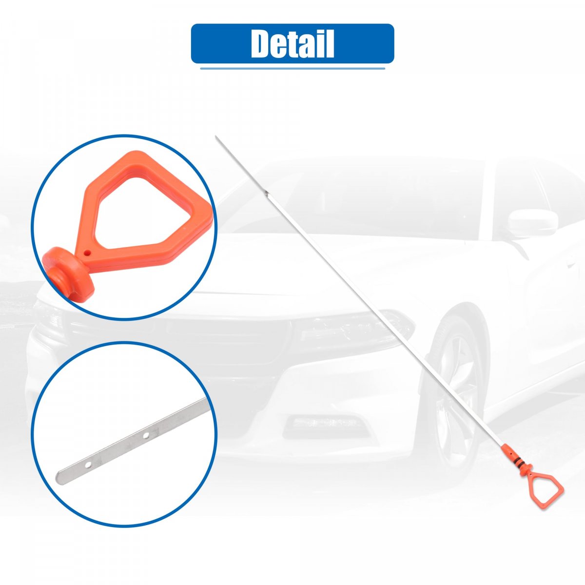 Engine Oil Level Indicator Dipstick For Honda Accord 2013-2017 Cr-v 2015-2019 No 156505a2a04 Orange