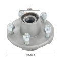 Pre-assembled 5 On 4 Inch Galvanized Trailer Hub Bearing Kit Suitable For 2000 Lbs