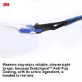 3m Solus 1000-series S1101sgaf Black Blue Clear Scotchgard Anti-fog Lens 20 Ea Case