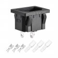 Uxcell C14 Inlet Power Socket Connector Plug Industrial Iec320 Ac250v 10a 2 Set