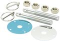 Performance 4056 Flip Over Hood Pin Set Machined Finish For Trucks Modern Style Vehicle Specific Fit 