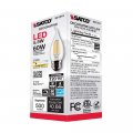 Satco 6pk 5 5w Ca10 Led 2700k Medium Base Dimmable 60w Equiv