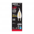 Satco 6pk 5 5w Ca10 Led 2700k Medium Base Dimmable 60w Equiv