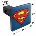 Superman Classic S Shield Logo Tow Trailer Hitch Cover Plug Insert