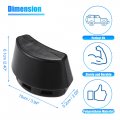 Uxcell 2 Pcs Car Front Bumper Step Bumpers No 52088684ab For Jeep Liberty Kj 2002-2007 Polyurethane Black