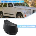 Uxcell 2 Pcs Car Front Bumper Step Bumpers No 52088684ab For Jeep Liberty Kj 2002-2007 Polyurethane Black