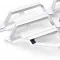 G-plus Grille Insert Chrome Snap On Front Lower Compatible With Chevy Silverado 1500 2016-2018 Inserts