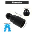 6an Male Car Fuel Hose Fitting Adapter An6 To 3 8 Quick Disconnect Female Push On Efi With Wrench Aluminum Black
