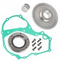 Caltric Starter Clutch Gear Idler And Gasket Compatible With Honda Trx250ex Sportrax 250 2x4 2001 2002