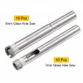 Uxcell 7mm 8mm Diamond Coated Hole Saw Drill Bits For Glass Ceramic Tile Marble Rock Porcelain 20pcs